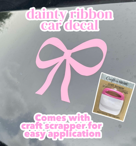 Dainty Bow Decal